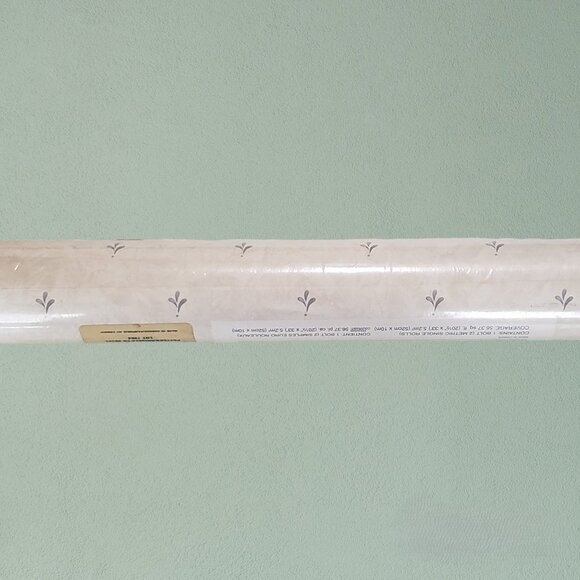 Vinyl Wallcovering / Wallpaper Floral Print Double Roll - Picture 5 of 9